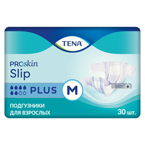 Tena Slip Plus - подгузники для взрослых, M, 30 шт. 10015
