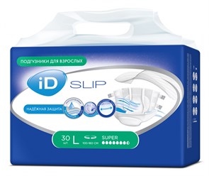 iD Slip - подгузники для взрослых, L, 30 шт. 10018