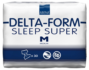 Abena Delta-Form Sleep Super - подгузники для взрослых, M, 30 шт 10023